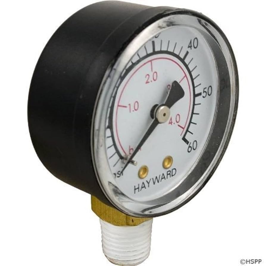 as① Hayward ECX270861 Boxed Pressure Gauge Replacement for